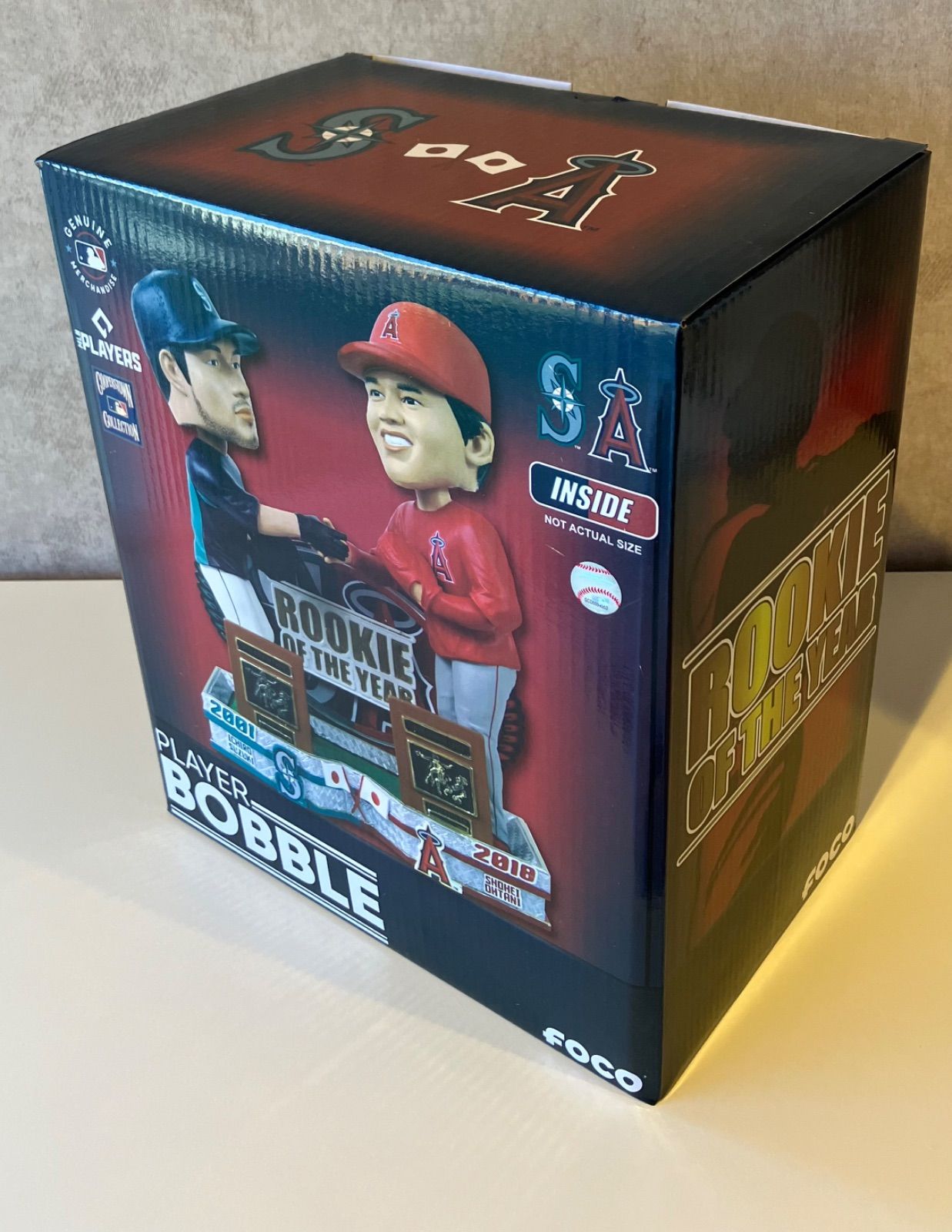 Amazon.co.jp: 希少)大谷翔平 ベーブルース ダブル・ボブルヘッド人形 216個限定 : おもちゃ