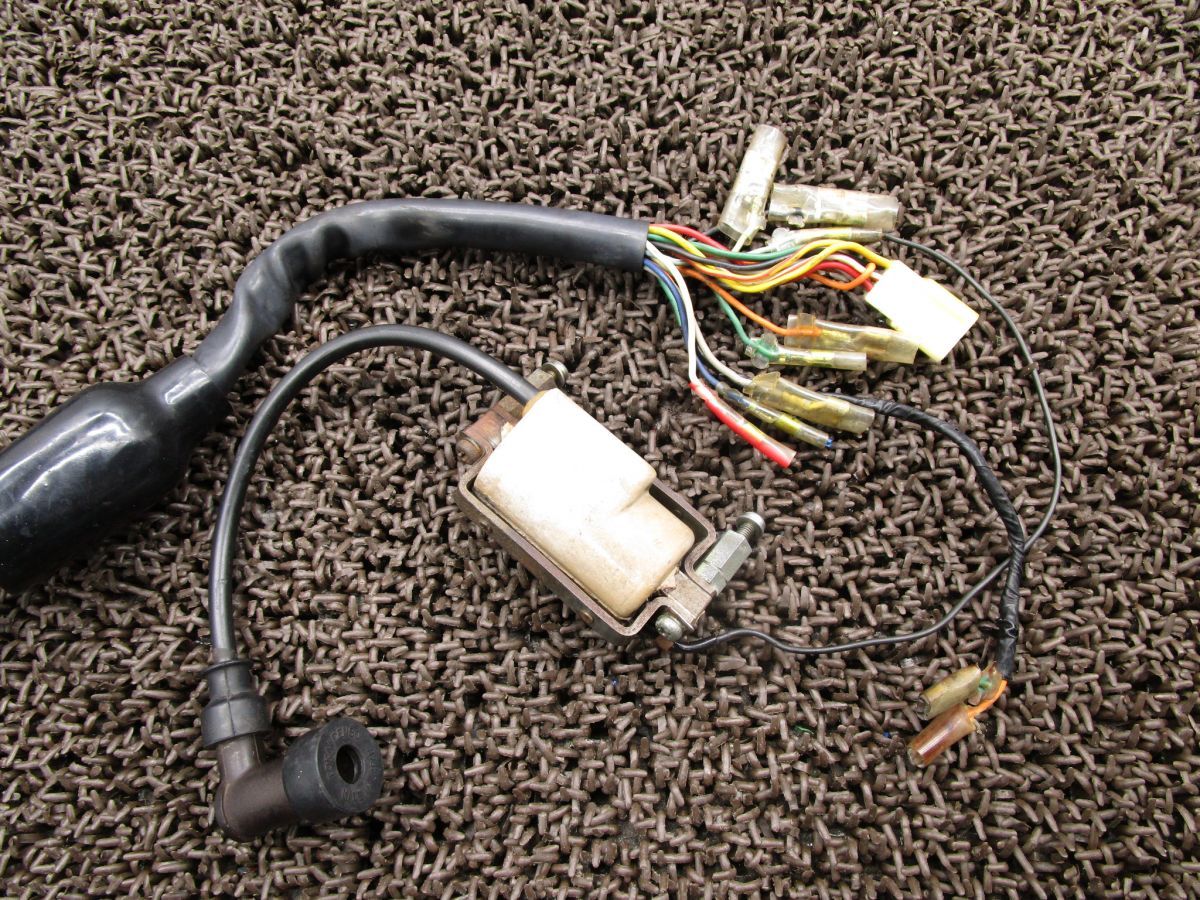 バンバン90 メインハーネス イグニッションコイル A3927 RV90 スズキ プラグキャップ RV90 VanVan キャブ車 6V