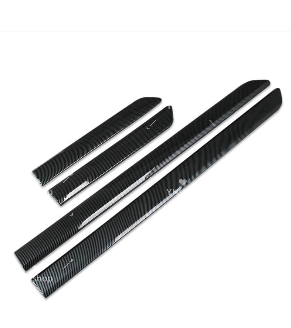 ランドクルーザー 300系専用外装サイドドア アンダー モール カーボン