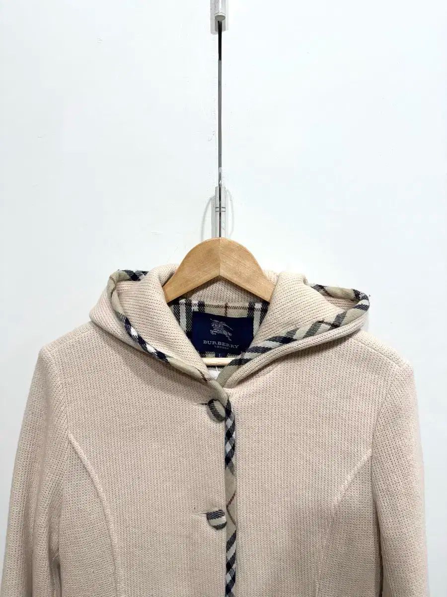 BURBERRY バーバリー ニット フード コート