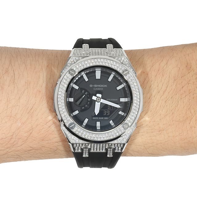 カシオーク メタルバンド G-SHOCK GA2100 メタル カスタム カシオーク