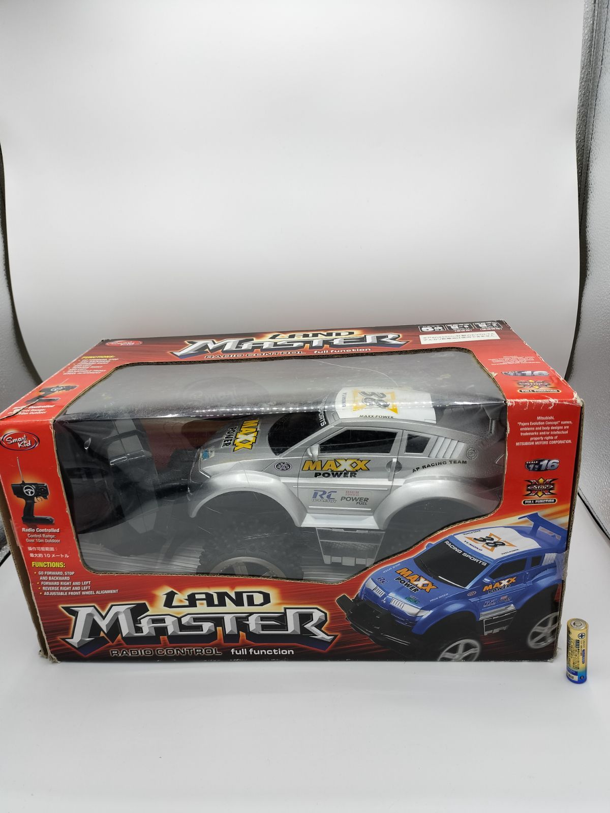 ミニカー LAND MASTER ランドマスー ラジコン シルバー ジャンク品