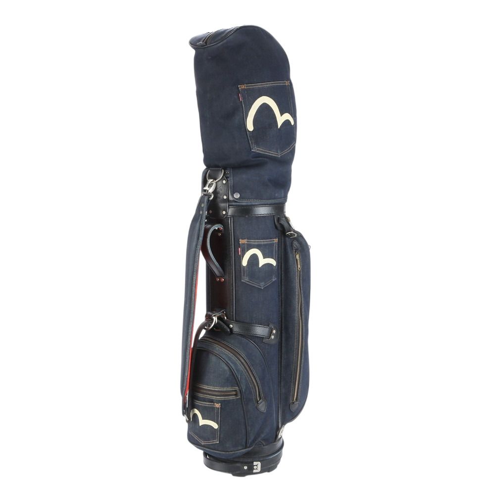 EVISU ゴルフキャディーバック　エビス EVISU(エヴィス) デニムキャディバッグゴルフバッグ インディゴ