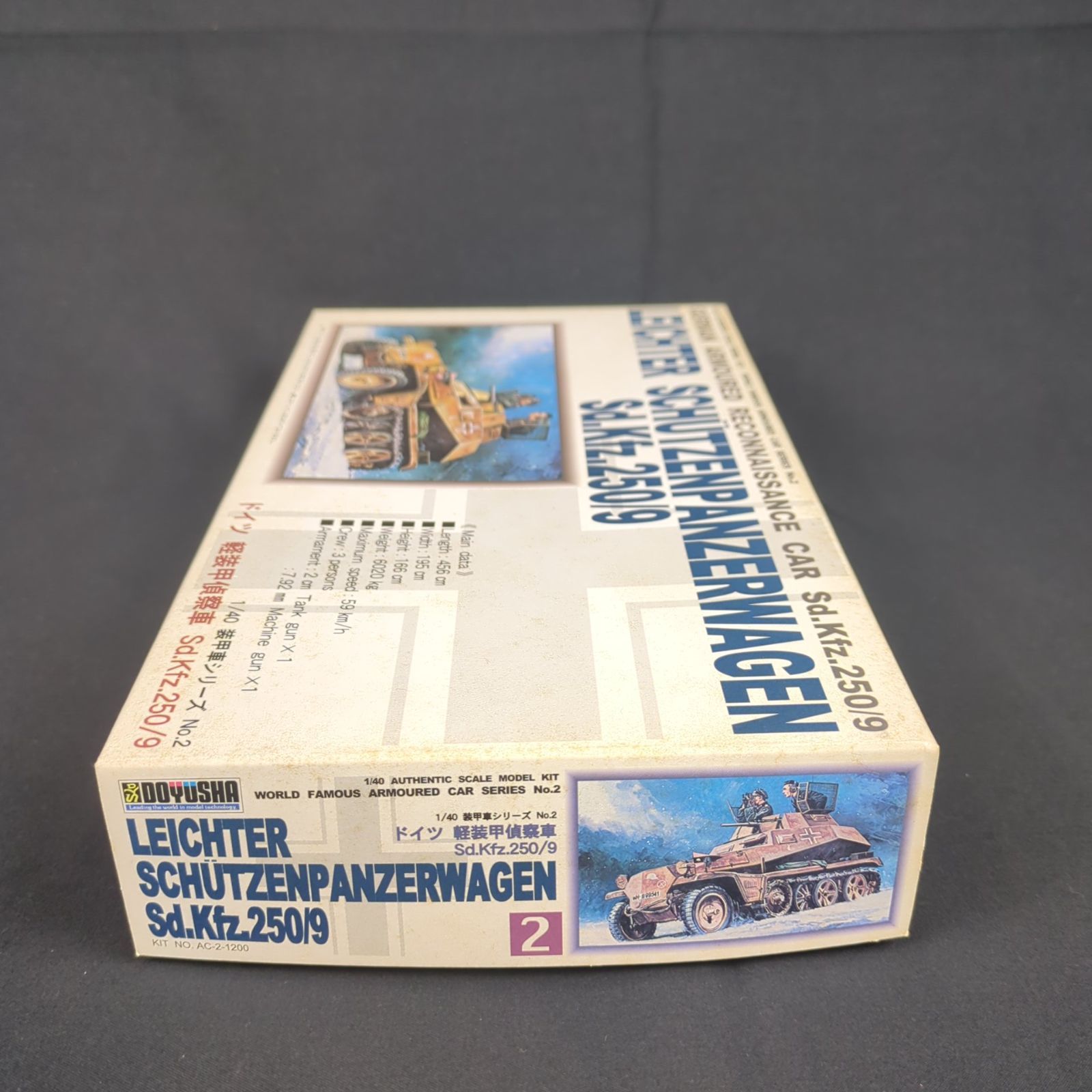 希少品・レアキット】 童友社 AC-2 装甲車シリーズNo.2 1/40 ドイツ 軽