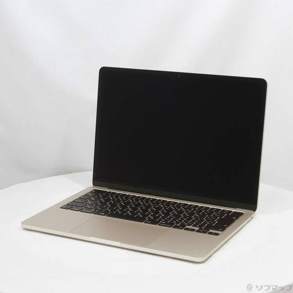 〔 〕MacBook Air 13.6-inch Mid-2025 MLY23J A Apple M2 8コアCPU_10コアGPU 8GB SSD512GB スターライト 〔12.6 Monterey〕 258