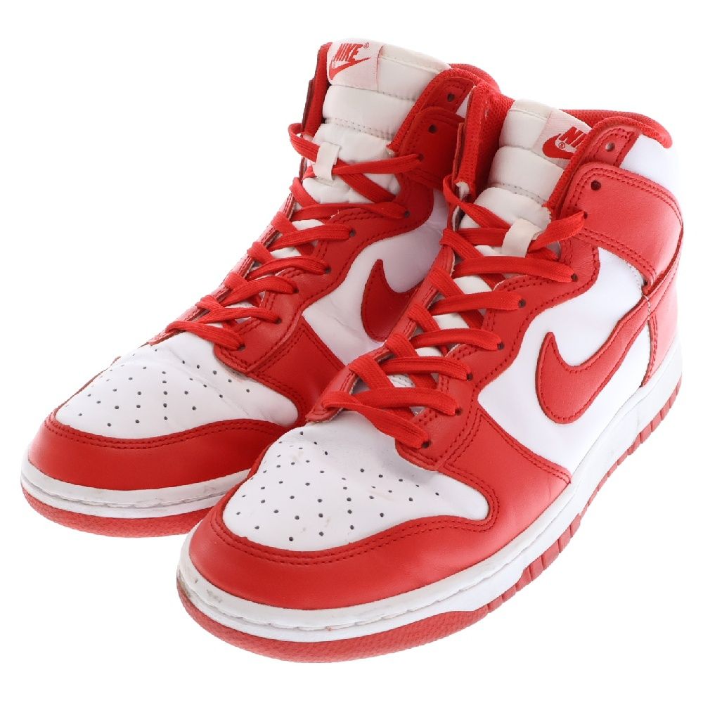 NIKE (ナイキ) DUNK HIGH RETRO CHAMPIONSHIP WHITE AND RED
