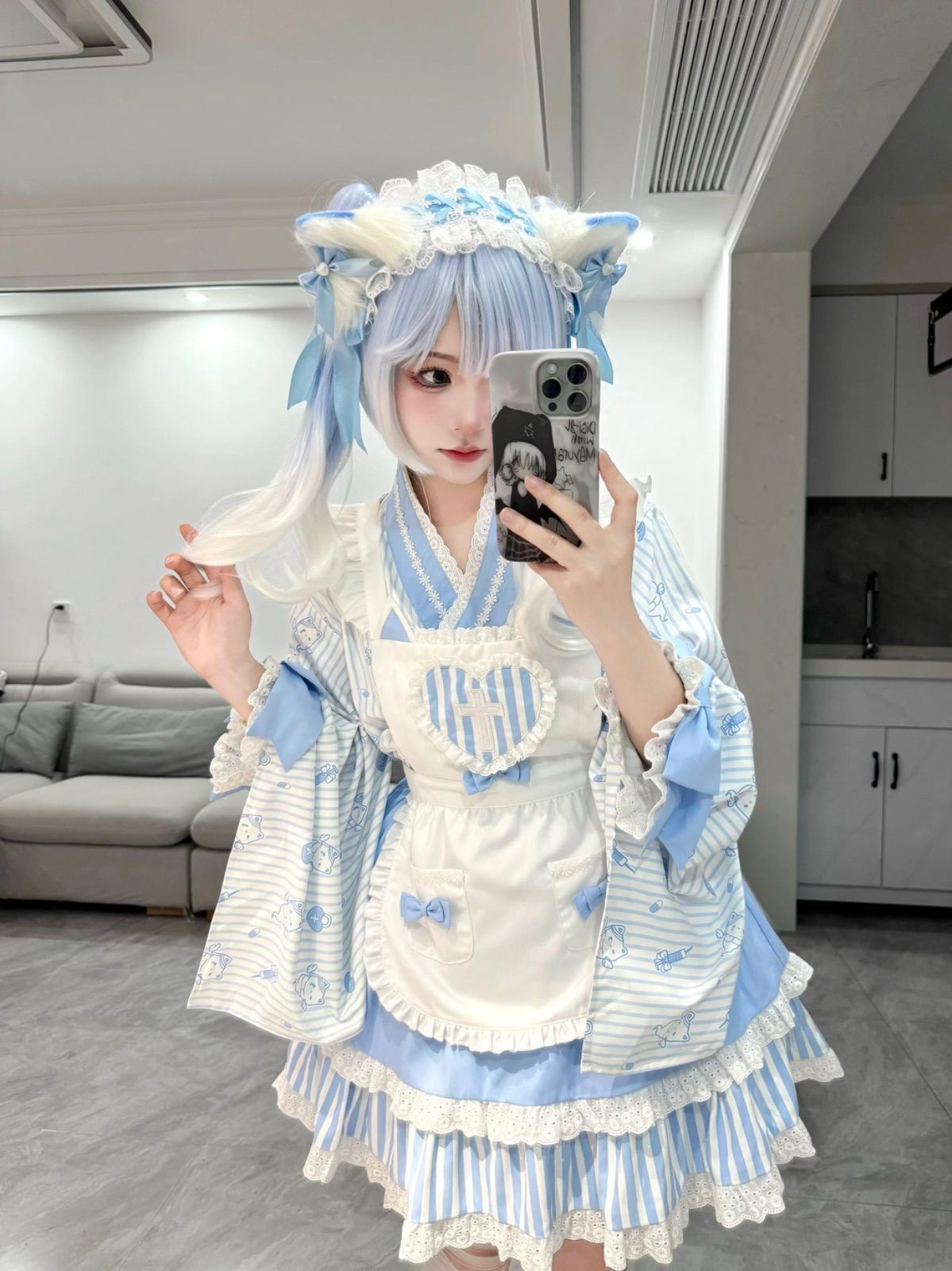 白糖少女＃夢呓蝶】ゴスロリ・ロリータドレス jsk サスペンダー