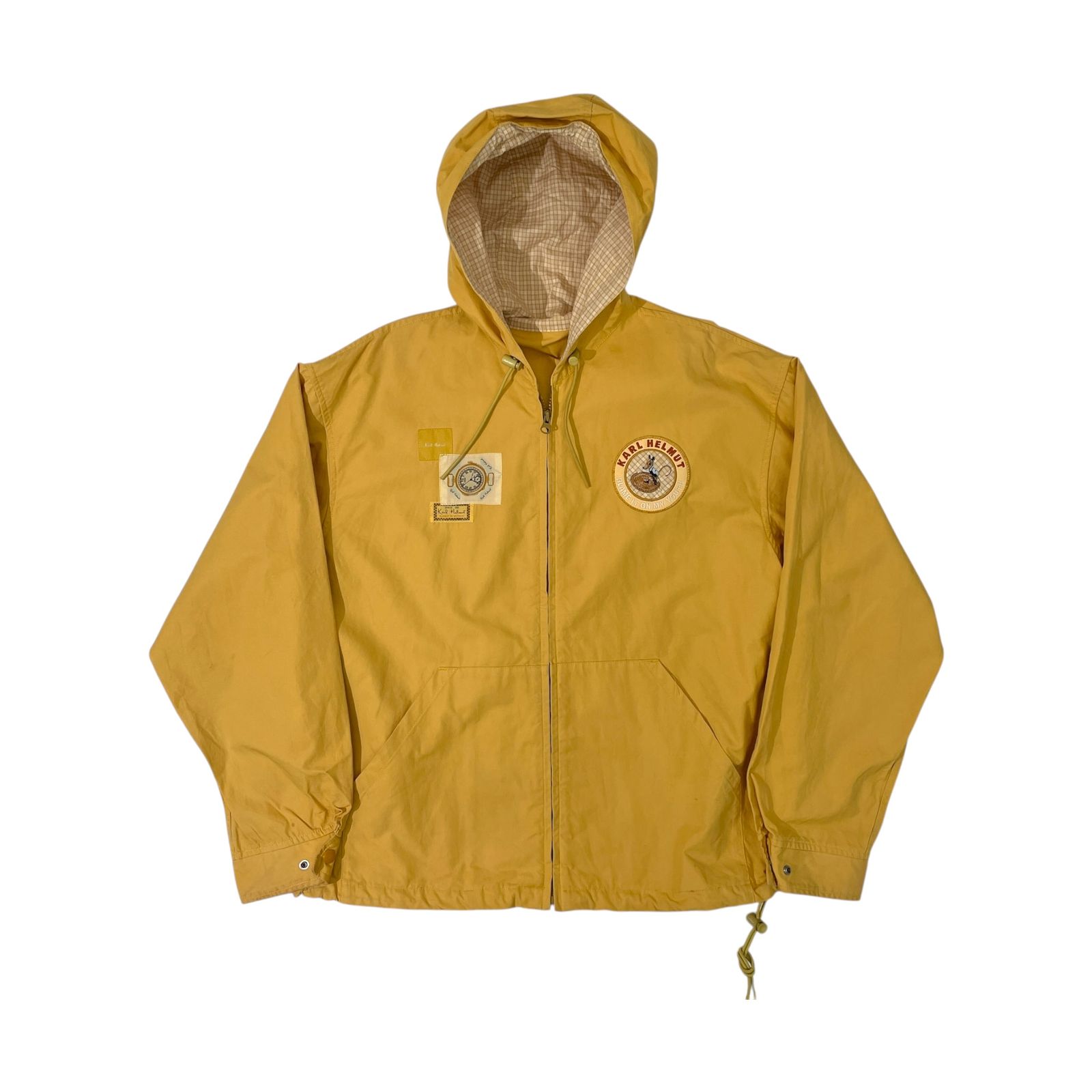 Karl Helmut カールヘルム アウター パーカー ワッペン刺繍 ベージュ