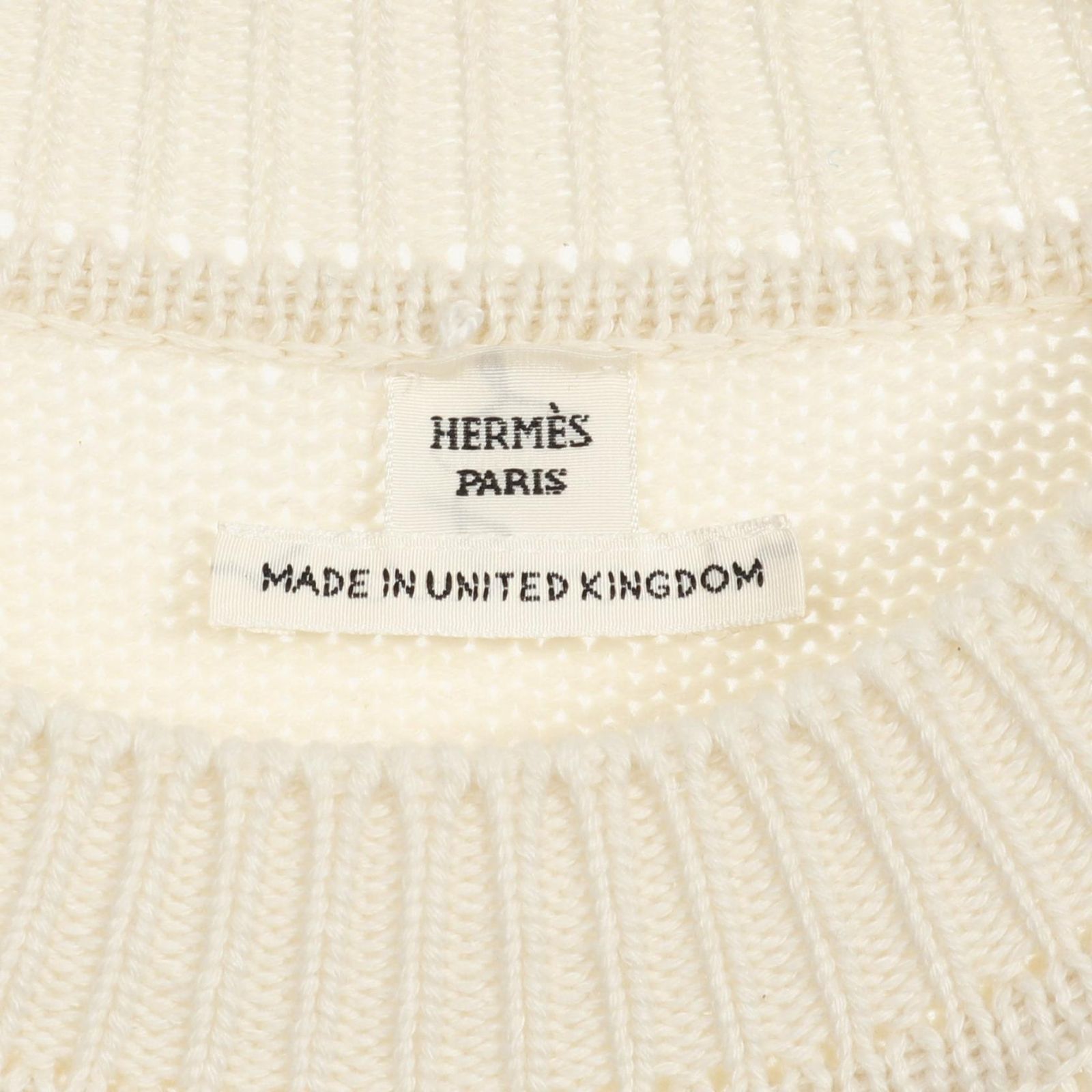 エルメス HERMES ニット セリエ 3E2604D1 カシミヤ コットン セーター  