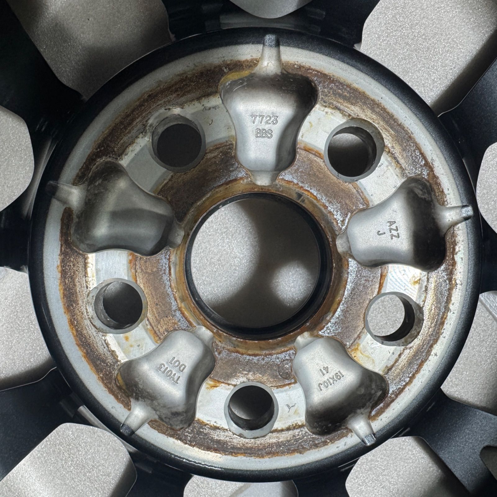 レクサス GS-F GSF 純正 BBS リア用 ホイール 1本19インチ 1本 リア 希少 純正 レクサス GS-F 純正 19インチ 10j +41 PCD114.3