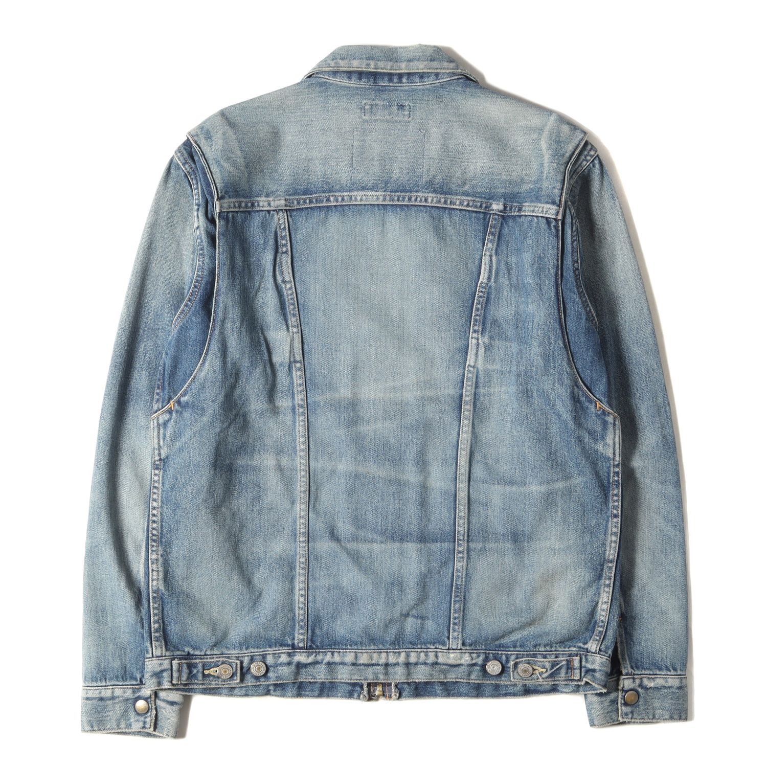 定価80,300円 ロンハーマン RHC ビンテージ デニムジャケット M Ron Herman ロンハーマン 20SS ブロークンデニムジャケット S