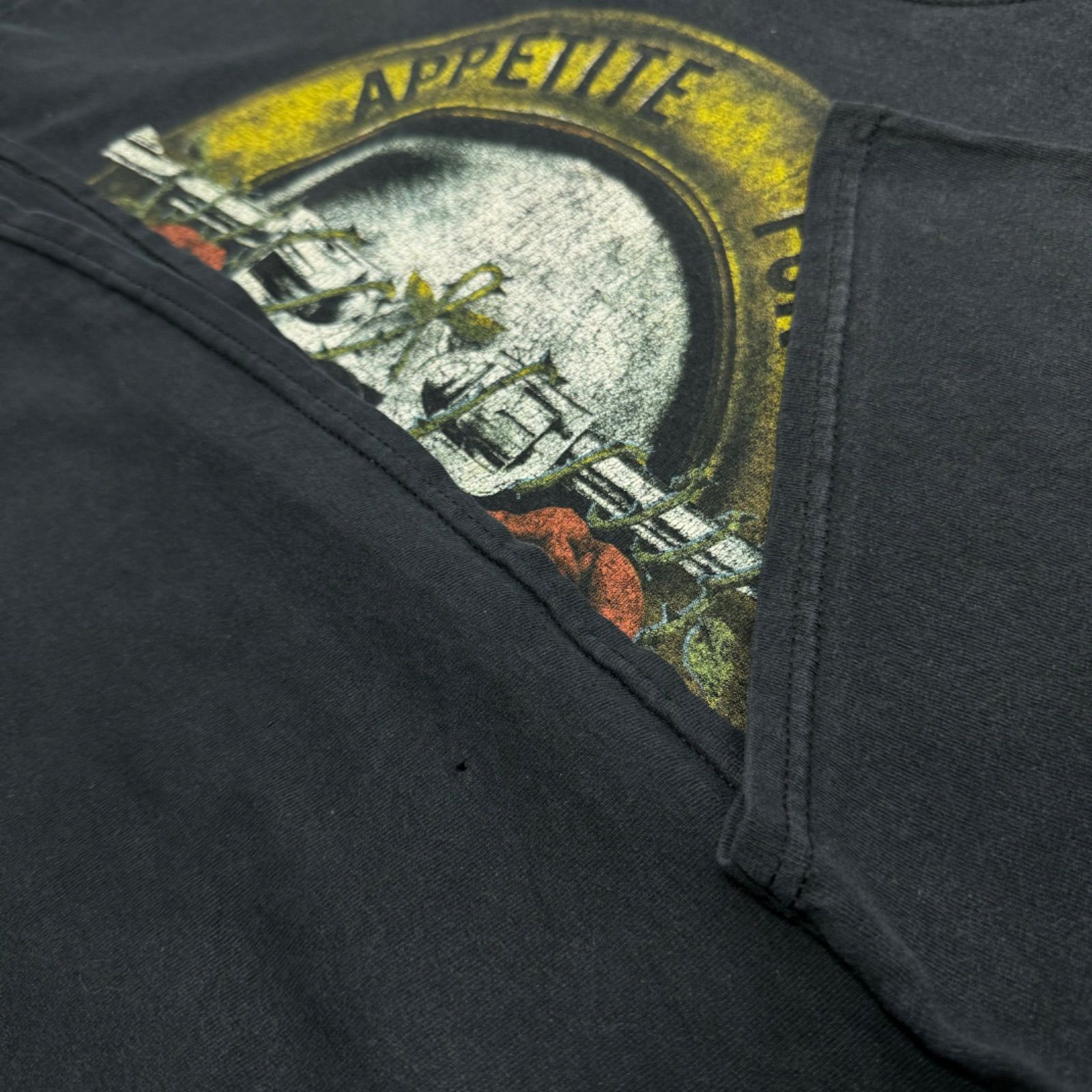 XXL GUNS N ROSES ガンズアンドローゼズ APPETITE FOR DESTRUCTION Tシャツ ハードロック ヘビーメタル パンク バンT バンドT 音楽T ミュージックT 古着