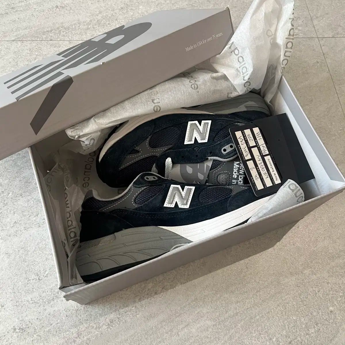New Balance(ニューバランス) 993 ネイビー WR993NV 225 足囲 B