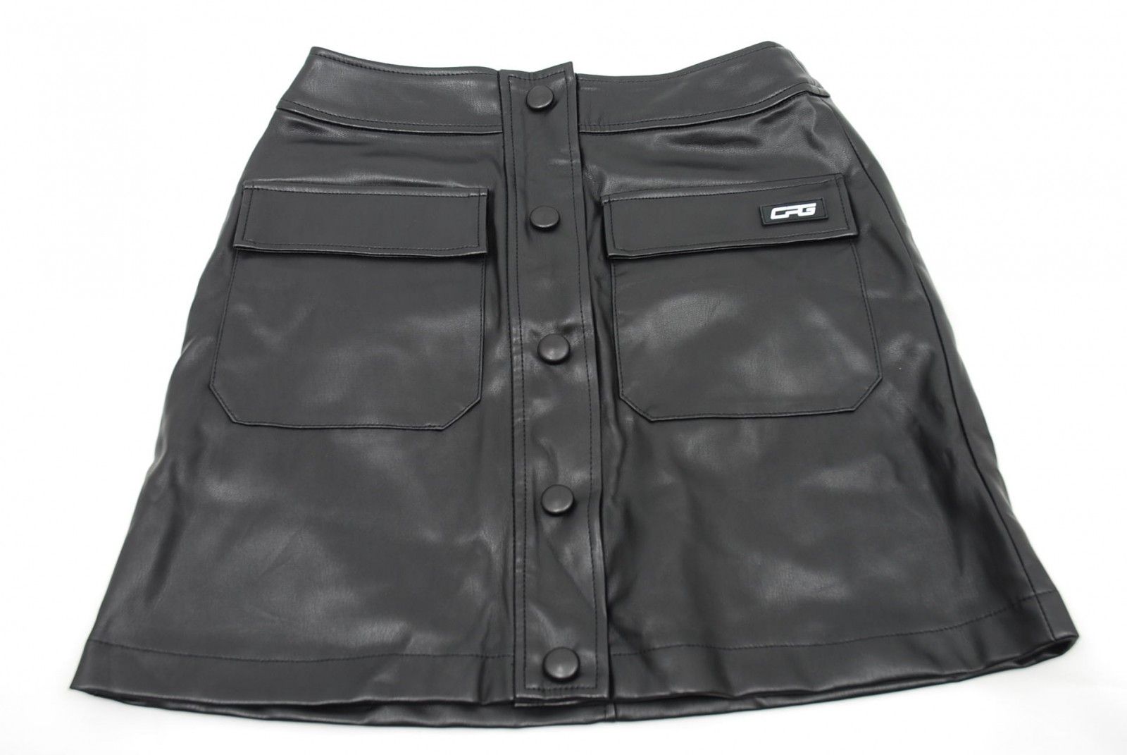 coco 中古 シーピージーゴルフ CPG GOLF レディース スカート 2(M) 黒 ブラック フェイクレザー 合成皮革 中古 レディース シーピージーゴルフ CPG GOLF スカート 2(M) 黒