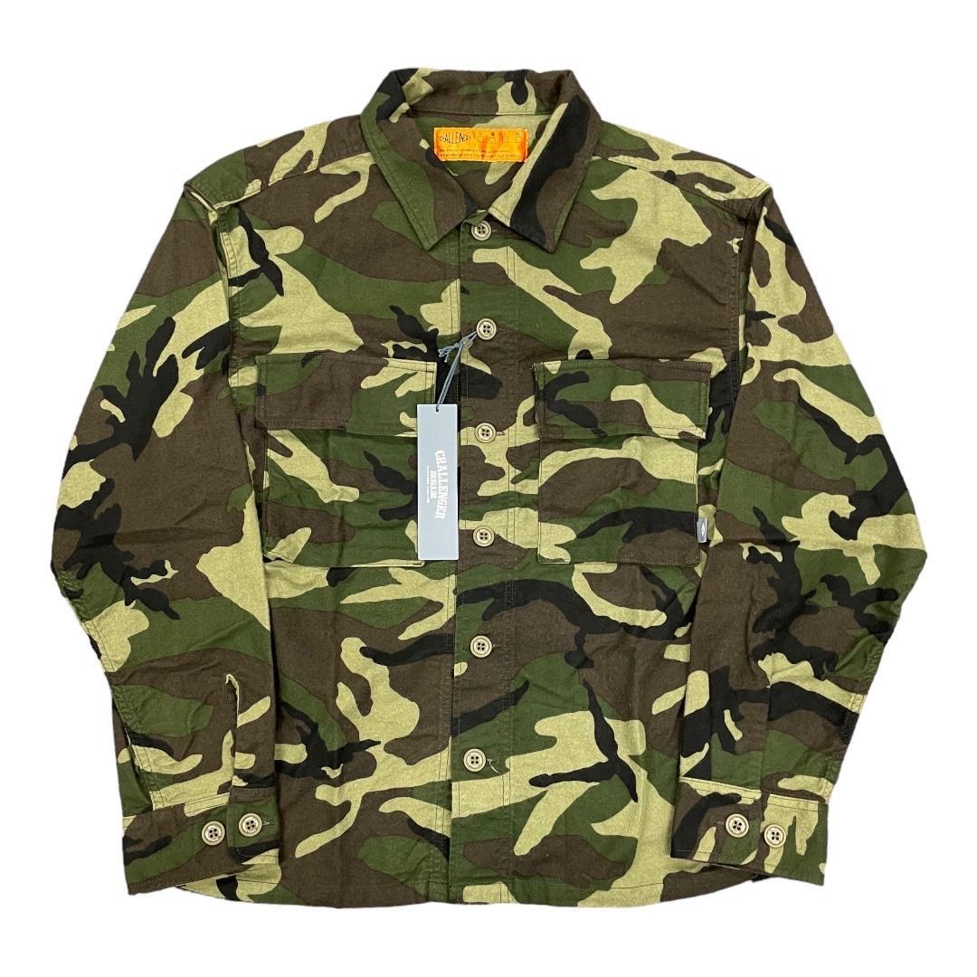 新品CHALLENGER CAMOUFLAGE FLANNEL SHIRT-