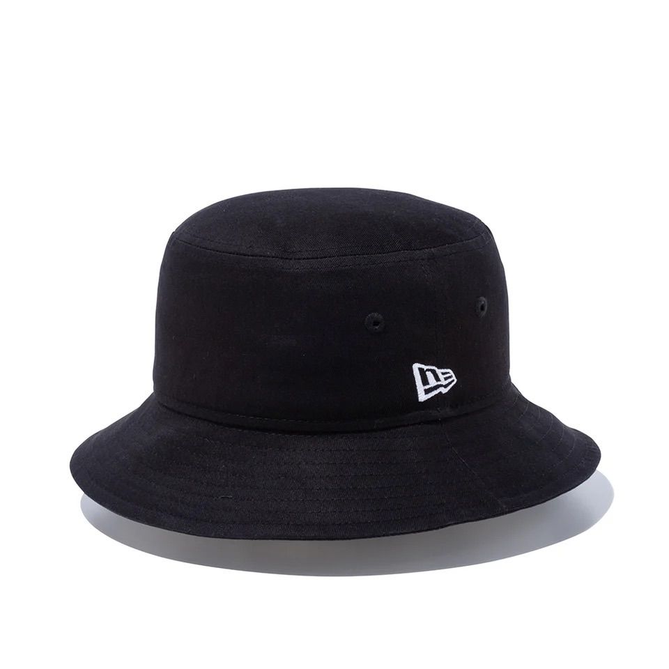  NEW ERA キッズ Kid's バケット01 ベーシック ブラック × ホワイト ハット