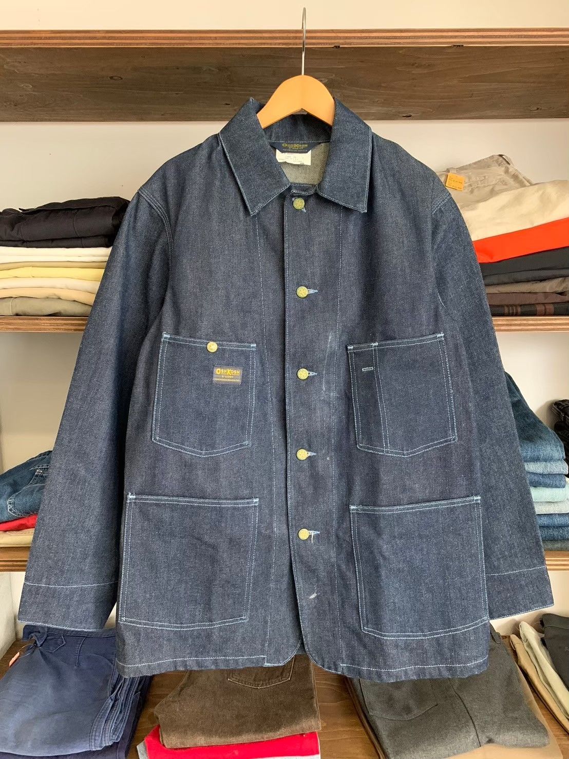 80s !! oshkosh デニムカバーオール 80's OSHKOSH デニムカバーオール “MADE IN USA