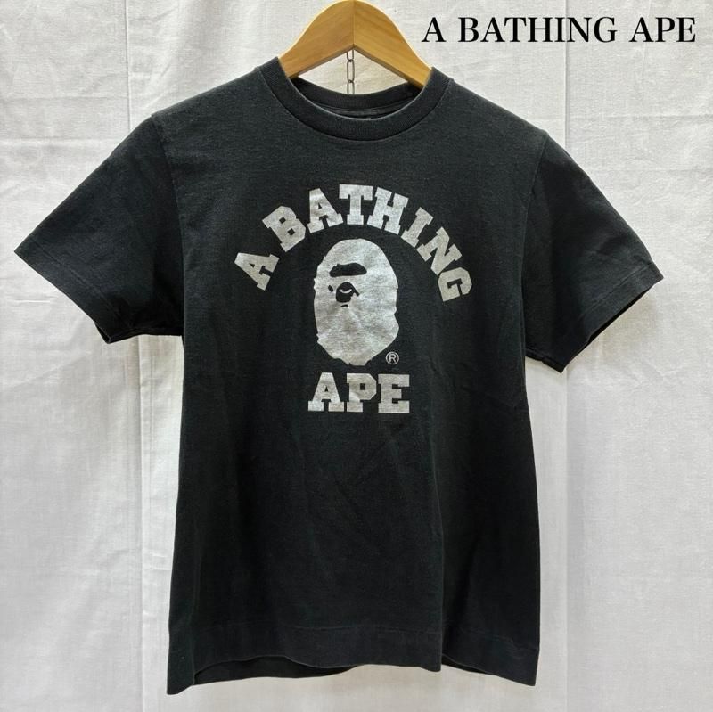 A BATHING APE 半袖Tシャツ Mサイズ ブラック A BATHING APE / BAPE 半袖Tシャツ 黒 Mサイズ - メルカリ