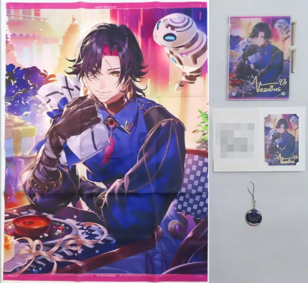 ヴェザリウス・バンデージ 誕生日 グッズ アクリルパネル 手紙