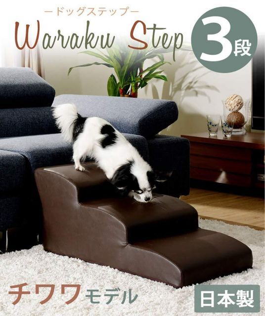 セルタン ドッグステップ 3段 PVCブラック