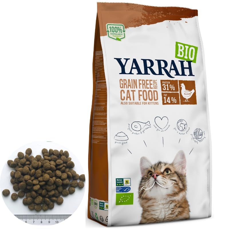ヤラー (YARRAH) オーガニックキャットフード グレインフリー 2.4kg