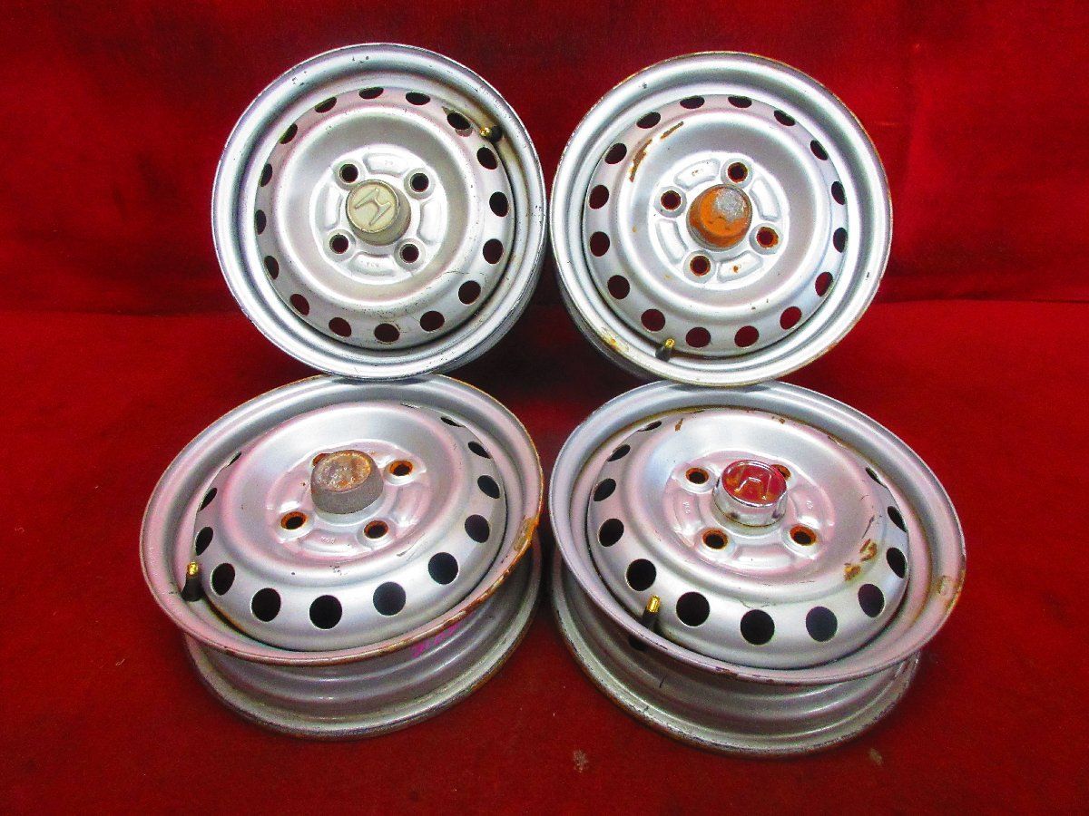 スチール ホイール 4本 ホンダ 純正 12×3.50B 4穴 PCD 100 +40