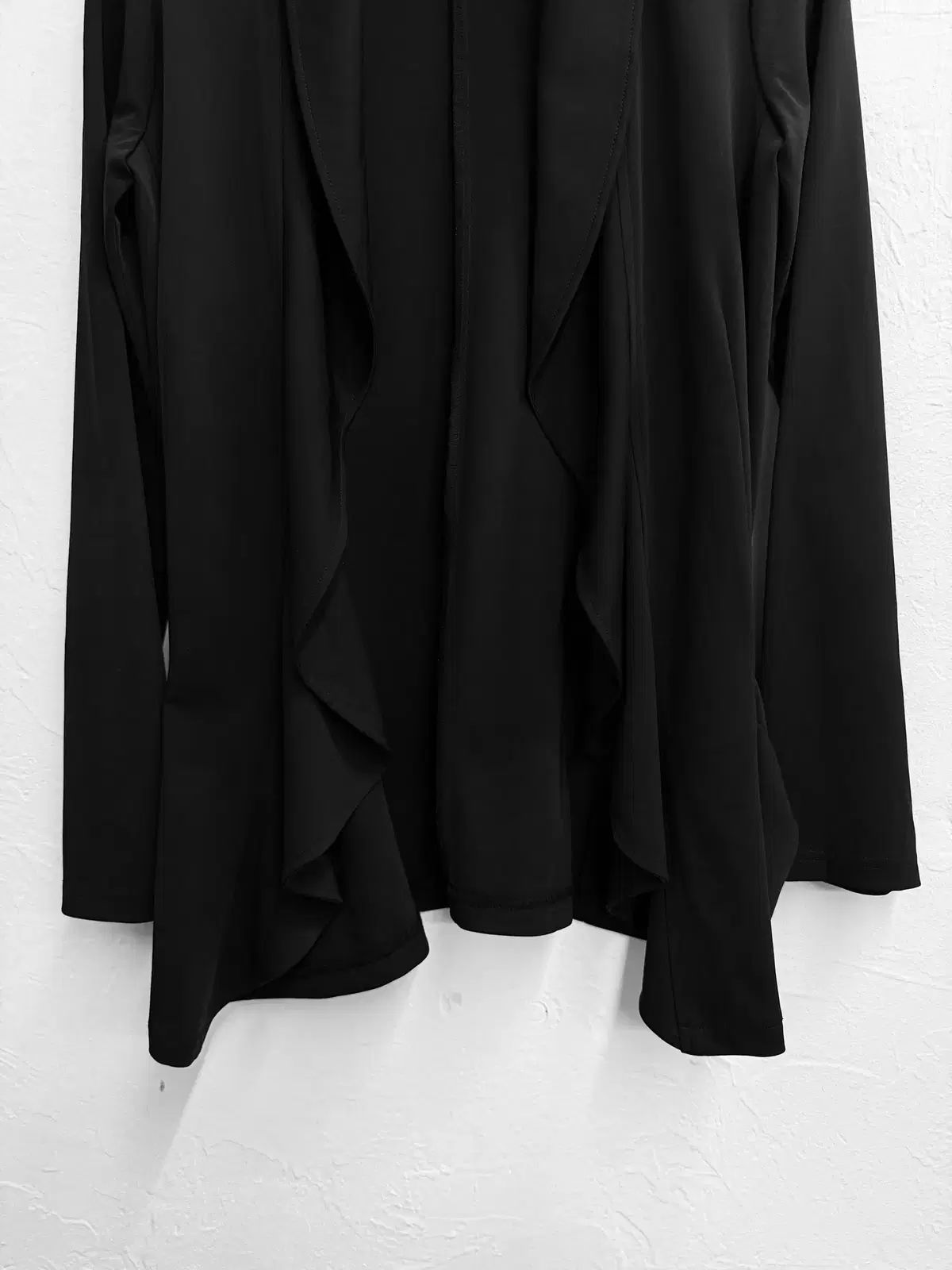 プチプードル ドレープ オープン カーディガン