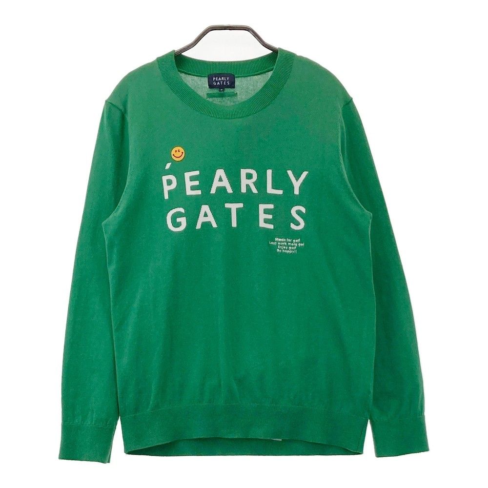 サイズ：2 PEARLY GATES パーリーゲイツ ニットセーター ニコちゃん グリーン系 [240101308294] ゴルフウェア レディース  ストスト - 公式 激安販売