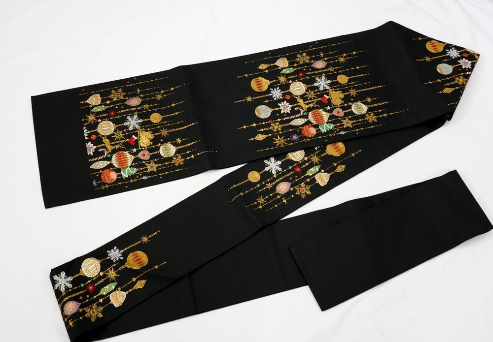 オーナメント 黒地×金