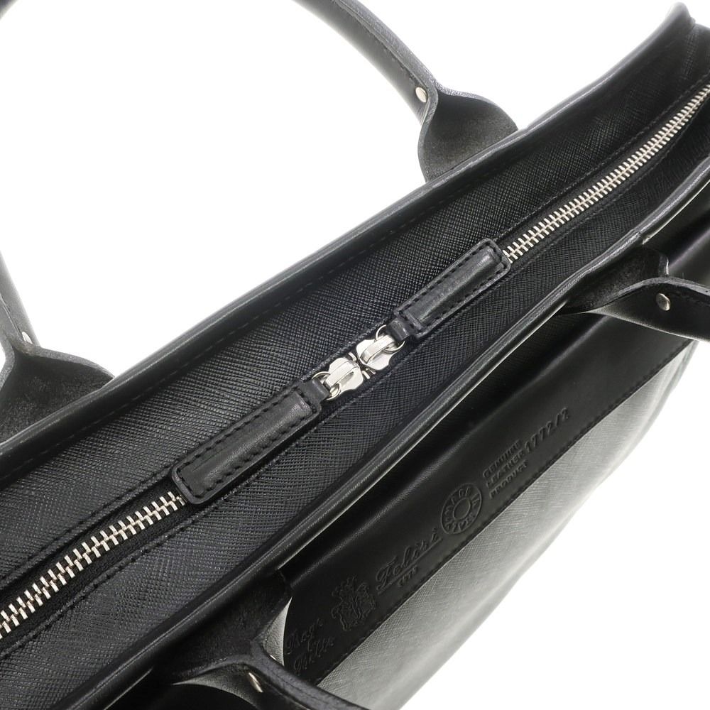 中古】フェリージ Felisi 1772/2 レザー ブリーフケース ブラック