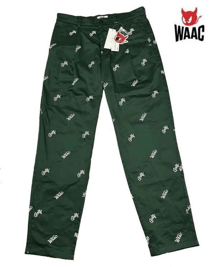 ◆B99新品定価31,900円 WAAC ワック MEN ゴルフ ロングパンツL 木241新品▽ メーカー価格31,900円 ワック ゴルフ WAAC ロング