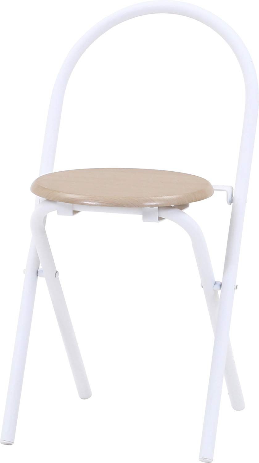 新着商品 不二貿易 折りたたみテーブル デスクセット 幅70cm 奥行50cm ホワイト 19358