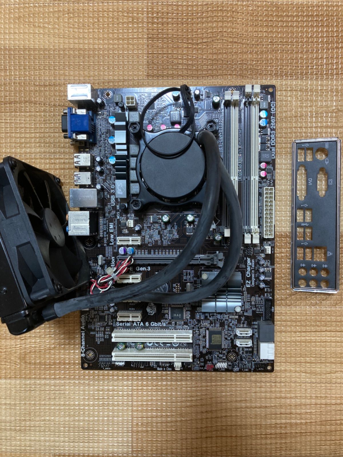 マザーボード+CPU+メモリ＋水冷クーラーセット i7-4790KZ97-s01の+