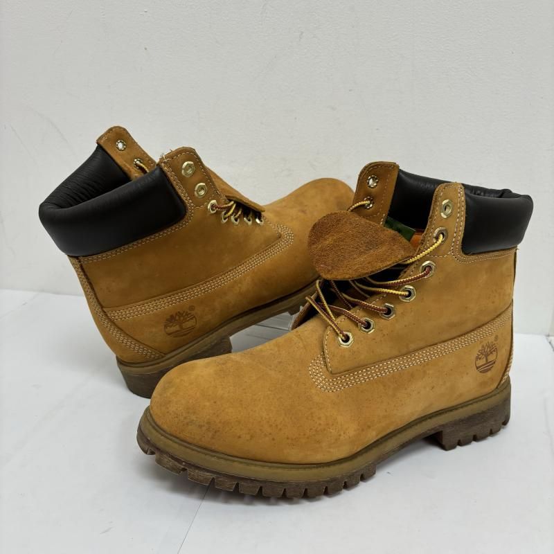 Timberland ティンバーランド ブーツ 6インチブーツ ウォータープルーフ ウィート ヌバックイエロー 10061