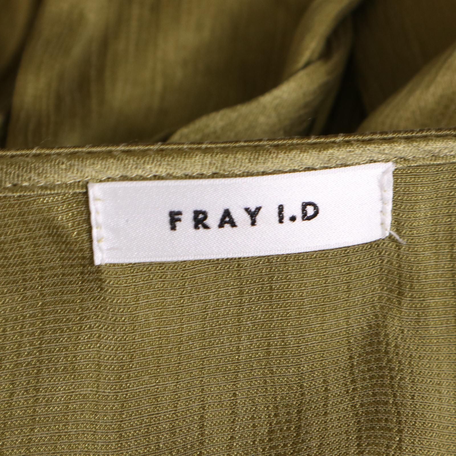 FRAY I.D フレイアイディー  カシュクールサテン ワンピース＊