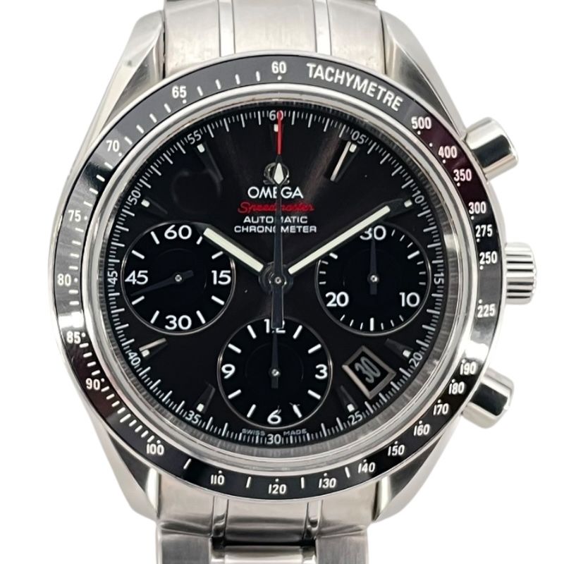 オメガ OMEGA スピードマスターデイトクロノメータークロノグラフ 323.30.40.40.06.001 グレー SS 自動巻き メンズ 腕時計