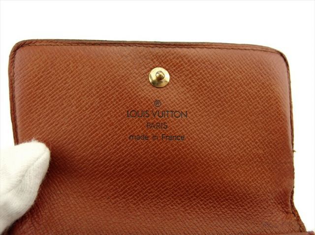 LOUIS VUITTON ルイ ヴィトン Wホック財布 三つ折り財布