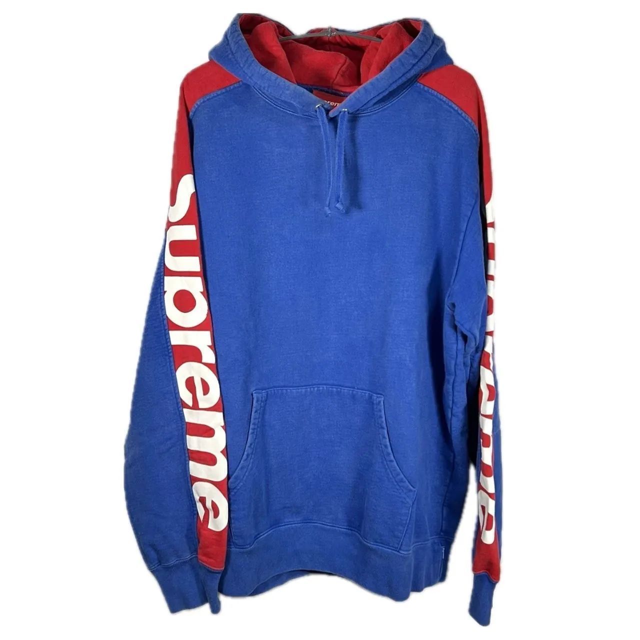 SUPREME ブルー フーディー シュプリームパーカー Lサイズ - メルカリ