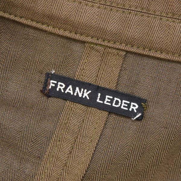 FRANK LEDER フランクリーダー 2Bコットンテーラードジャケット