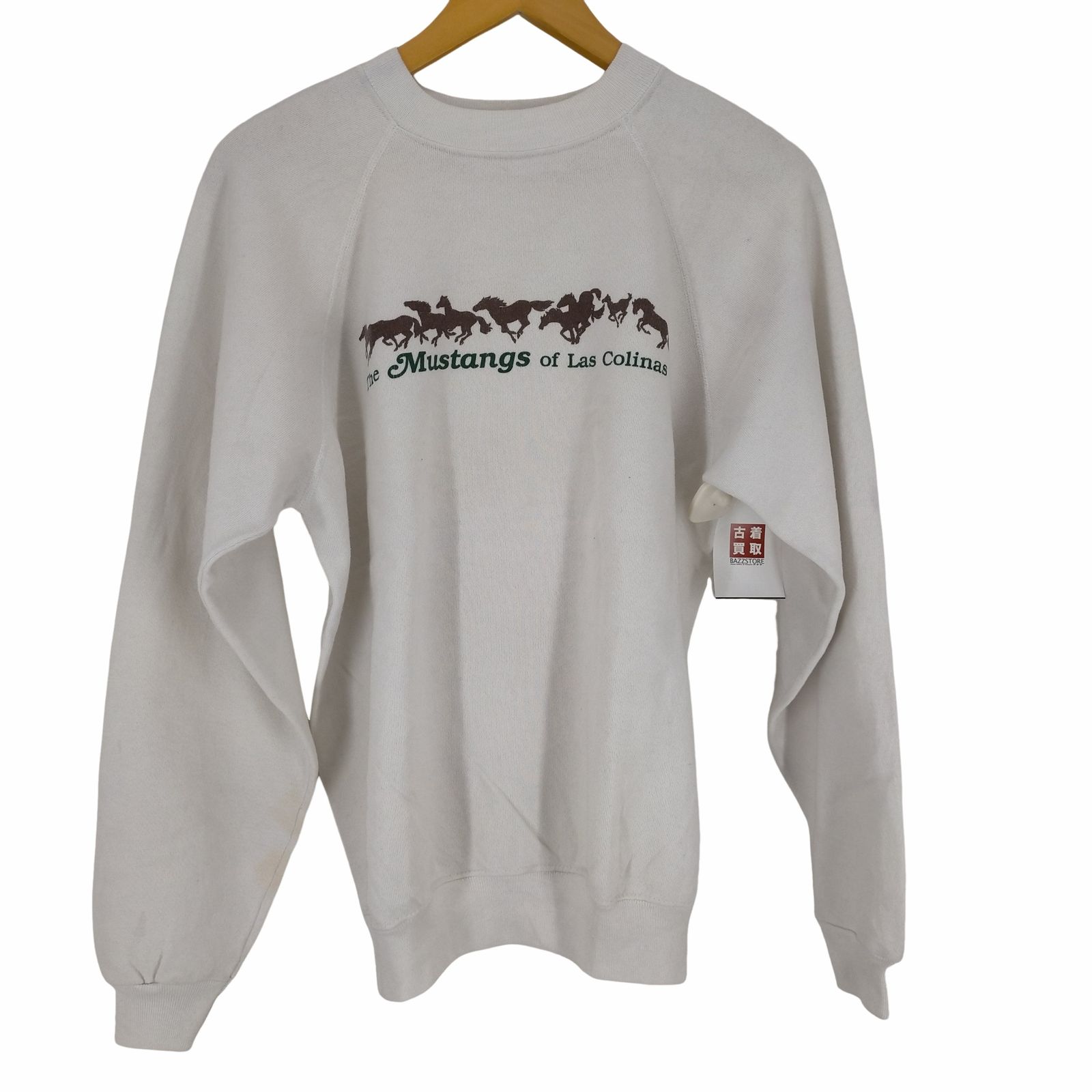 ヘインズ Hanes 80~90S プリントラグランスウェット メンズ JPN：L 
