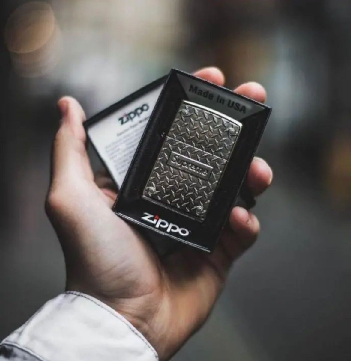 シュプリーム Supreme 19SS Diamond Plate Zippo 厚く ZIPPO ライター