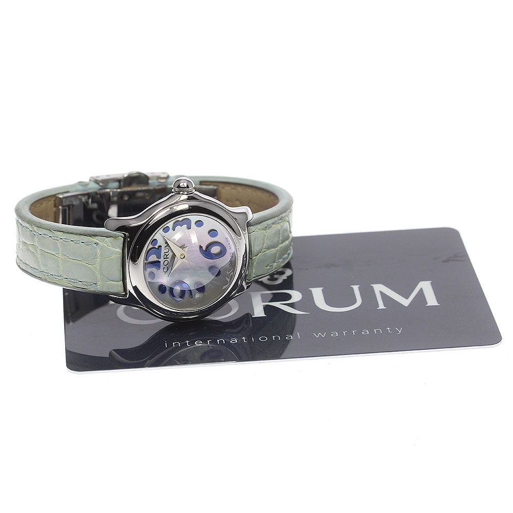 コルム CORUM 101.150.20 ミニバブル クォーツ レディース良品保証書