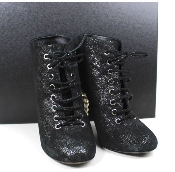 シャネル ブーツ ヒールブーツ ショートブーツ 靴 シューズ ココマーク  