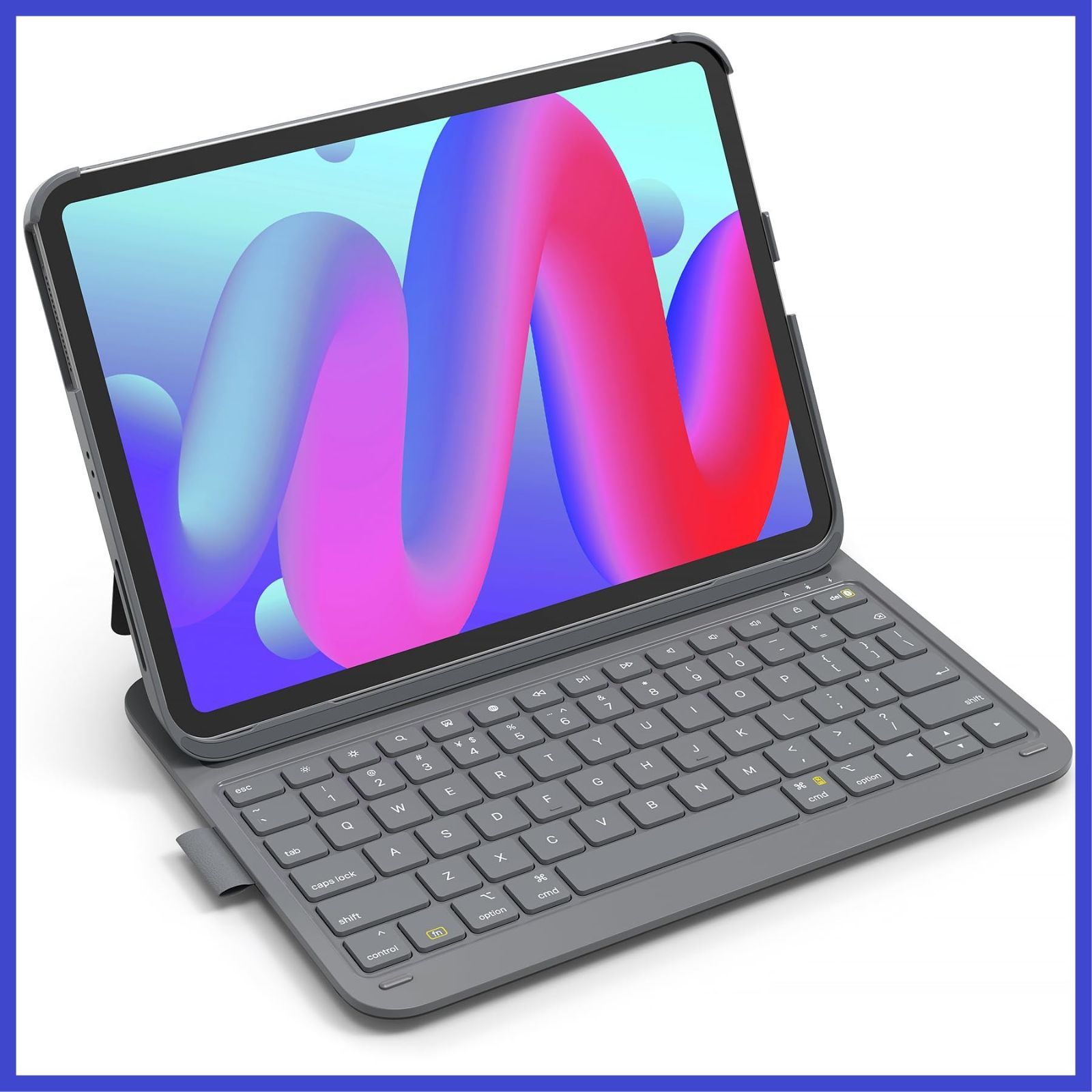 Inateck iPad A16 11th Generation/10th Generation Ultralight Keyboard Case for iPad Air 11 inch M3 2025/M2 2024 Air 5th Gen 2022/4th Generation 2020 10.9 inch Pro 11 inch 4/3/2/1 Generation 1