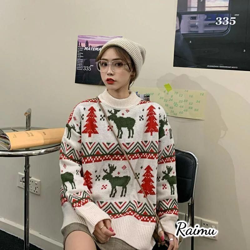 セーター レディース 柄 クリスマス ニット クリスマスセーター セーター レディース 柄 クリスマス ニット クリスマスセーター