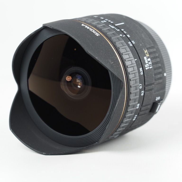 SIGMA 単焦点魚眼レンズ 15mm F2.8 EX DG DIAGONAL FISHEYE シグマ SA