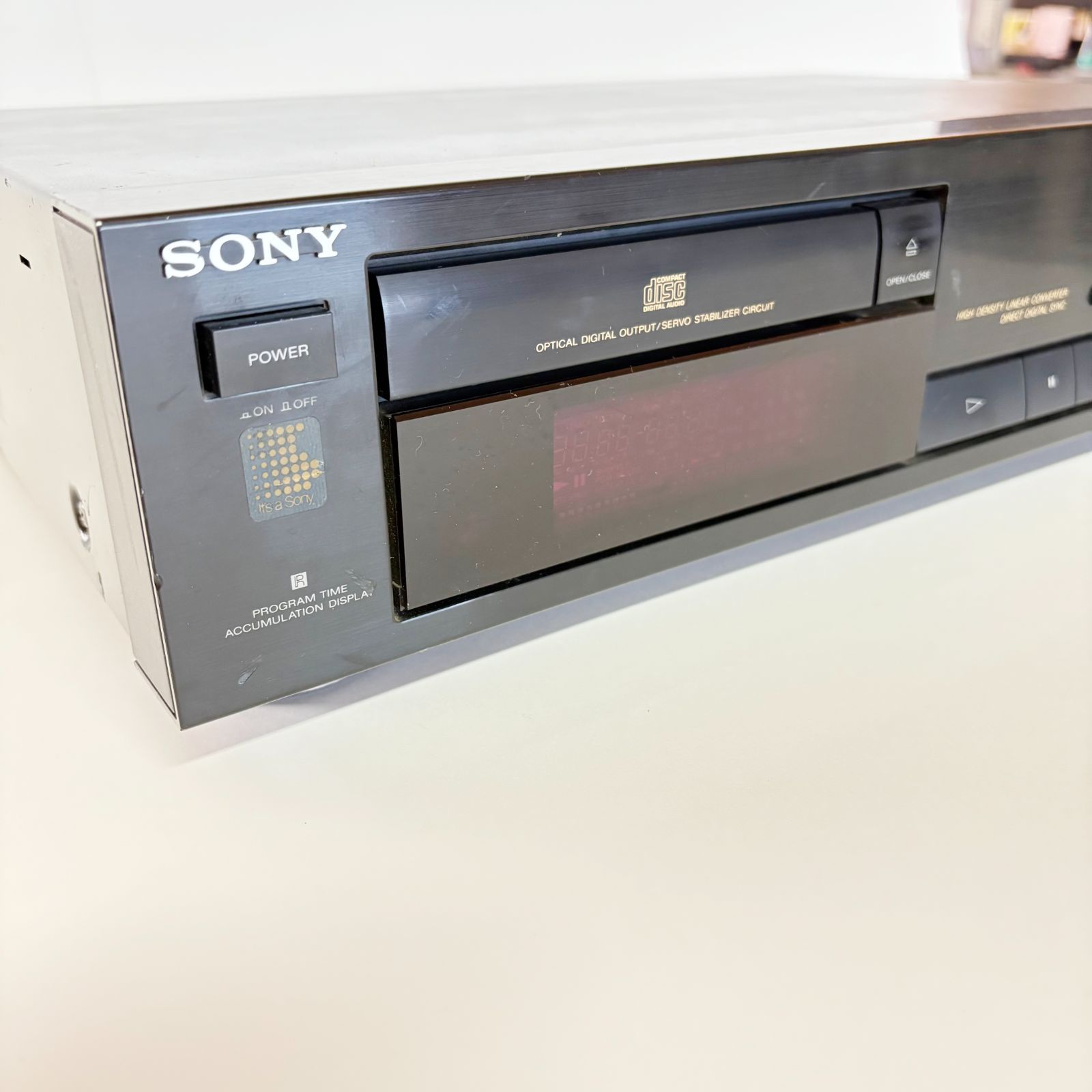 SONY CDP-591 CDプレーヤー　CDデッキ SONY] CDP-591(1990年)とCDP-597(1991年)の比較 [CDプレーヤー