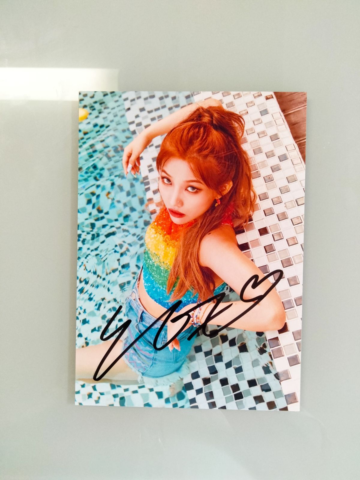 セール中…ソヨン直筆サイン入り2Lサイズ写真…So-yeon‥アイドルゥ Amazon.co.jp: ソヨン直筆サイン入り2Lサイズ写真…So-yeon
