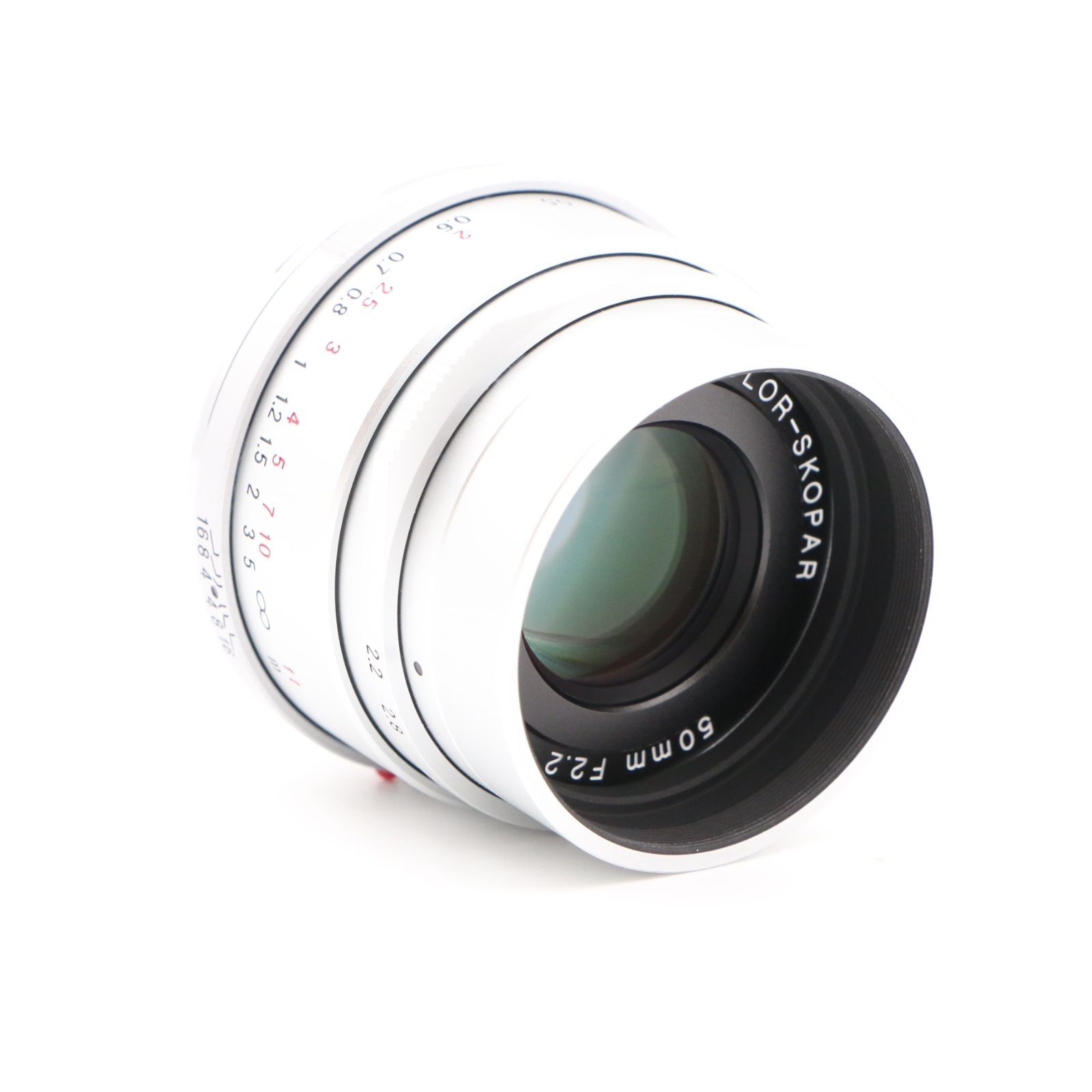 Voigtlander フォクトレンダー Color Skopar 50 mm F 2.2 VM ライカ用 シルバー 反射板 レンズ(単焦点) 