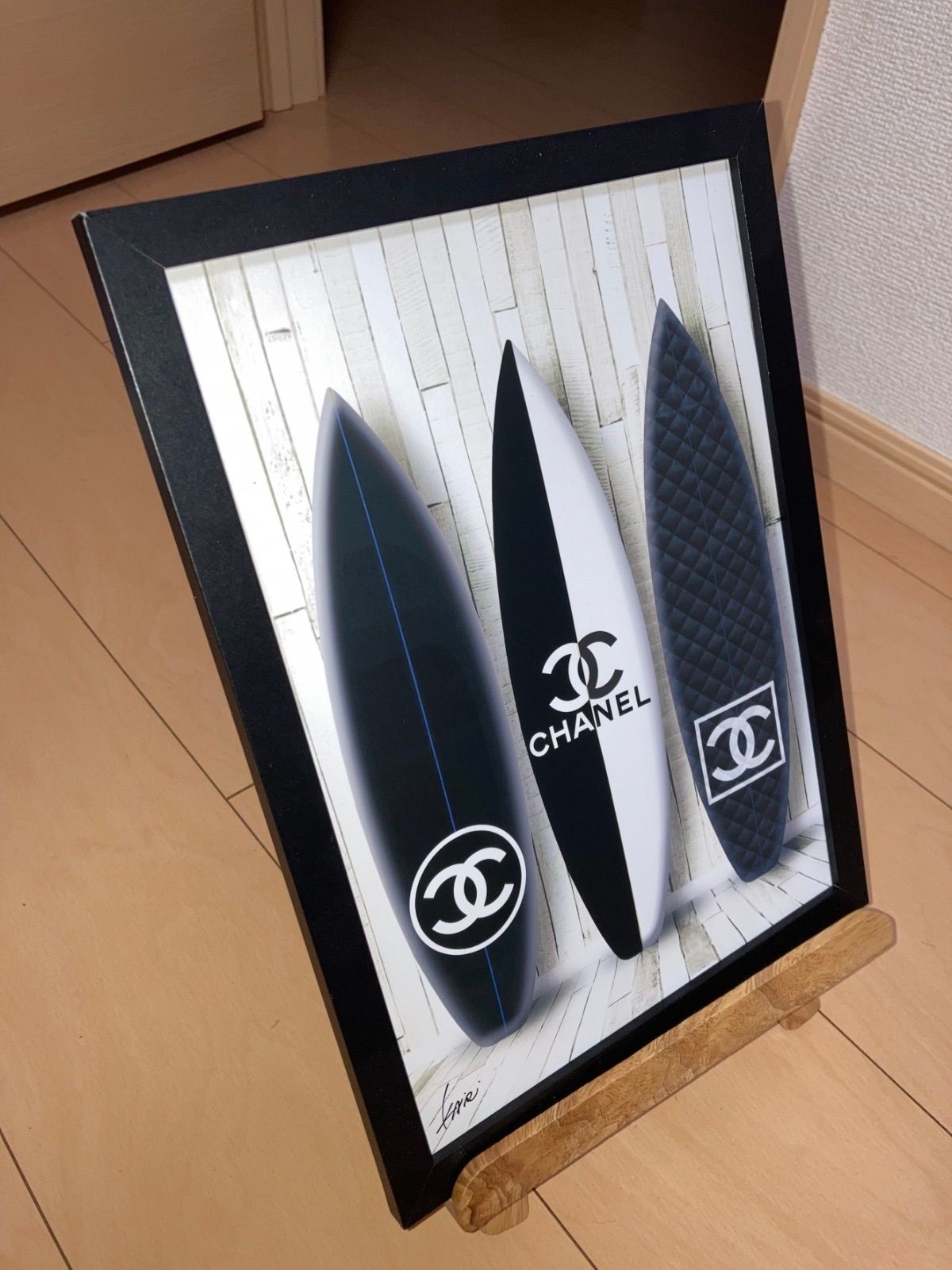 CHANEL type☆A4額装済オマージュアートインテリアポスター.#227